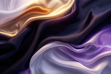 Obraz premium Abstract luxury minimalist gradient wallpaper pattern texture in pantone gold and violet.