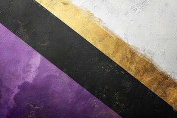Fototapeta premium Abstract luxury minimalist gradient wallpaper pattern texture in pantone gold and violet.