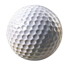 Golf Ball Isolated on Transparent or White Background, PNG