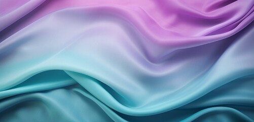 Obraz premium Soft, flowing gradients in shades of purple and teal, interlaced with gentle, sparkling highlights to create a serene and mystical ambiance.