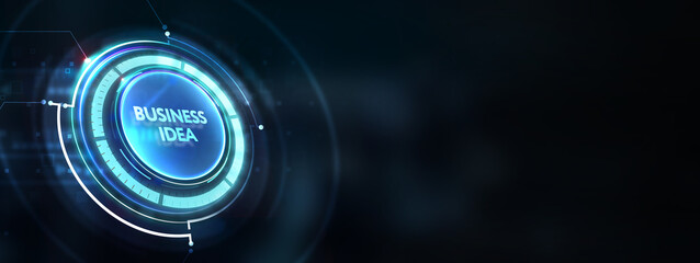 Business idea concept. 3d illustration