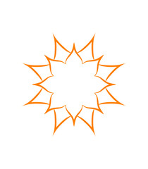 Mandala art flower design element png file transparent 