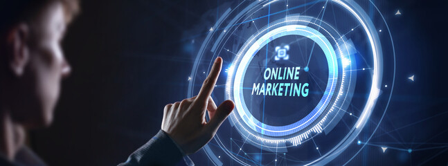 Digital Marketing Technology Solution for Online Business Concept. Business, Technology, Internet...