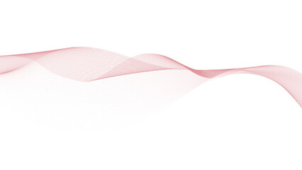 Abstract colorful wave element for design. Digital frequency track equalizer. Stylized line art background. Vector illustration.