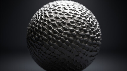 sphere deformed form displacement surface 3d rendered