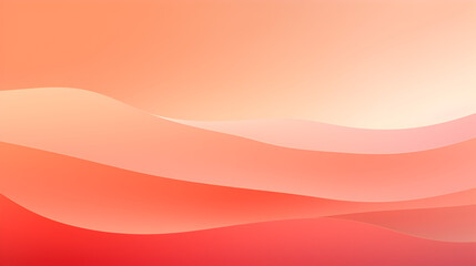 Peach Fuzz abstract background with waves 