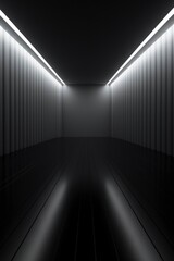 Obraz premium Minimalist black and white modern background