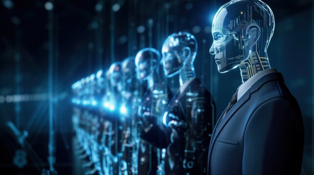 Next-Generation Robotics: A Lineup of AI Business Executives. AI Generative.