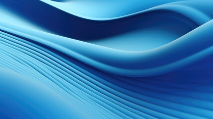 3d illustration of a classic blue abstract gradient background with lines print from the waves modern graphic texture geometric pattern