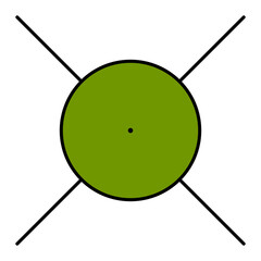 Head-on view of a rocket