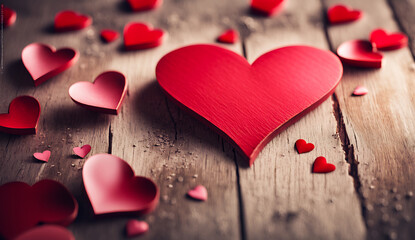 valentines day background , red heart wallpaper