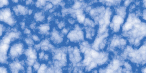 Fototapeta na wymiar Blue cloudy sky. Natural background. Vector illustration