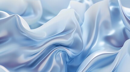 Fototapeta premium Frozen wavy elegance: a close-up of a silky leaf in the heart of winter.