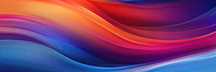Obraz premium 3d abstract colorful wave background, elegant blue and purple curves wave background, banner