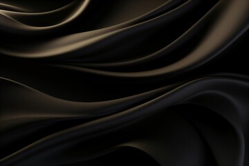 Obraz premium Black background with waves pattern