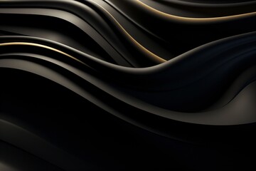 Obraz premium Black and Golden abstract background