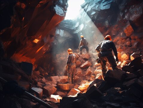Mining Professional at Work,Tunneling Towards the Future