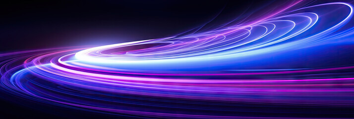 3d abstract background with space,  blue and purple swirl pattern wallpaper,banner