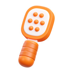 3d render pet comb icon