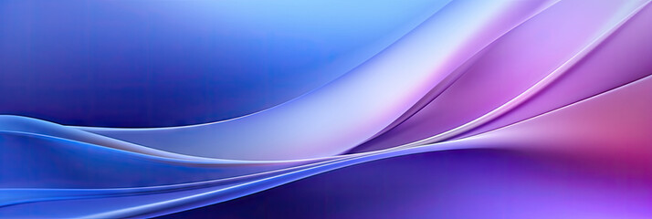 3d abstract blue background with waves,  blue color background on purple,smooth and curved lines, light purple