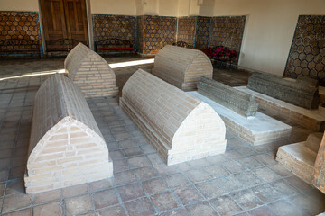 traditional Muslim family burial inside a single crypt