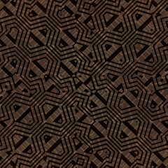 Check brown and beige plaid pattern tweed. Seamless neutral glen plaid vector illustration for spring summer autumn winter dress, scarf, jacket, skirt, plaid background, tartan floor.