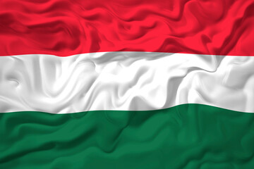 National flag of Hungary. Background for editors and designers. National holiday