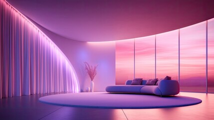 Voice controlled lighting for personalized ambiance solid color background