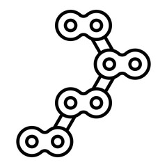   Chain line icon
