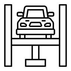   Car Lifter line icon