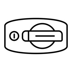   Car Handle line icon