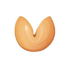 Chinese fortune cookies, vector illustration in cartoon style