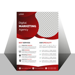 Digital marketing agency flyer design