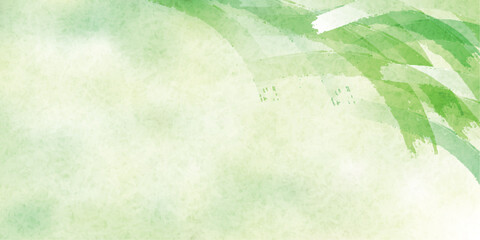 新緑 和紙 水彩 和柄 背景