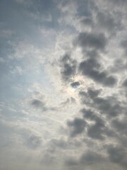 The cloud in the big sky