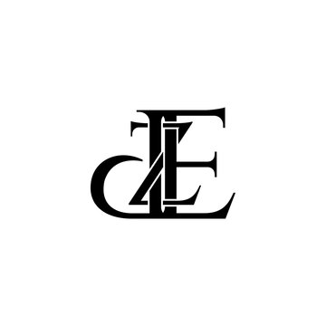 dez lettering initial monogram logo design