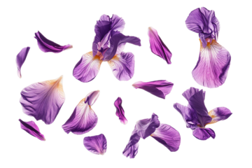purple iris flower