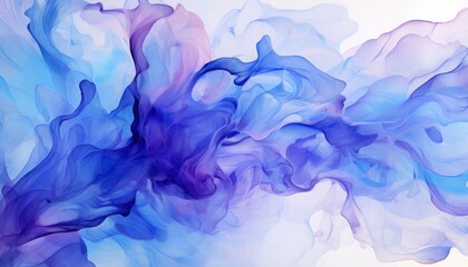 Abstract painting wavy background