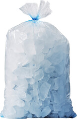 Ice bag isolated on transparent background png