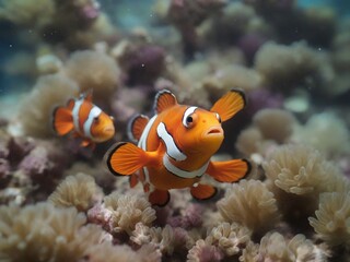 Fototapeta na wymiar Clown fish 