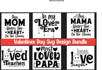 Valentines Day T-Shirt Design Bundle