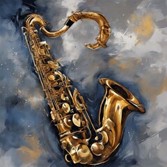 Mystical Melodies: Enveloping Echoes of the Night with the Saxophone