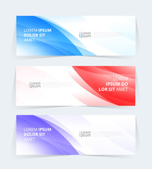 Geometric banner design with Vector presentation template.