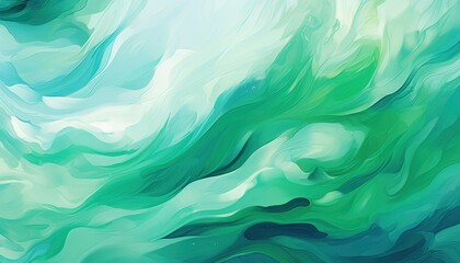 Fototapeta premium Abstract painting wavy background