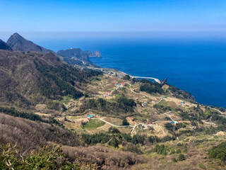 울릉도 깃대봉전망대