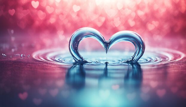 hearts wallpaper background, romantic abstract wallpaper , beautiful love wallpaper background