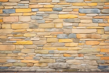 rustic stone wall texture of a country cottage