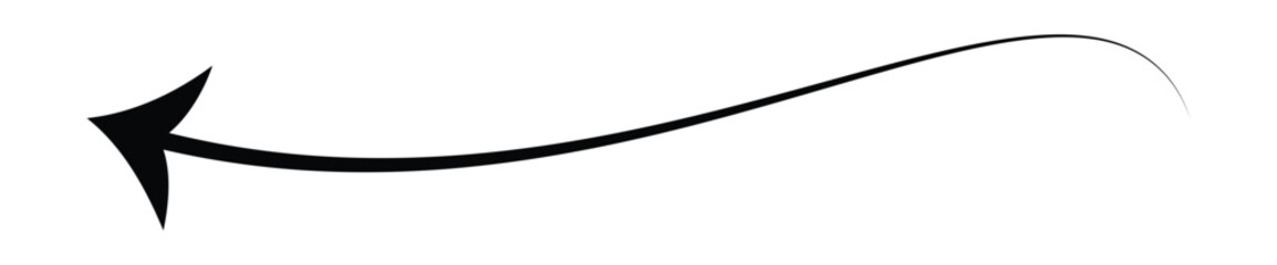 Fototapeta premium Long arrow vector icon. Black horizontal double arrow. Vector design. 22.11.