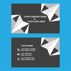 Naklejka premium Minimalist , modern, unique, standard business Card Vector Art, eps, Icons, and Graphics designs free download for your company and your self.