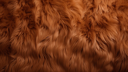 Naklejka premium Brown sheepskin background
